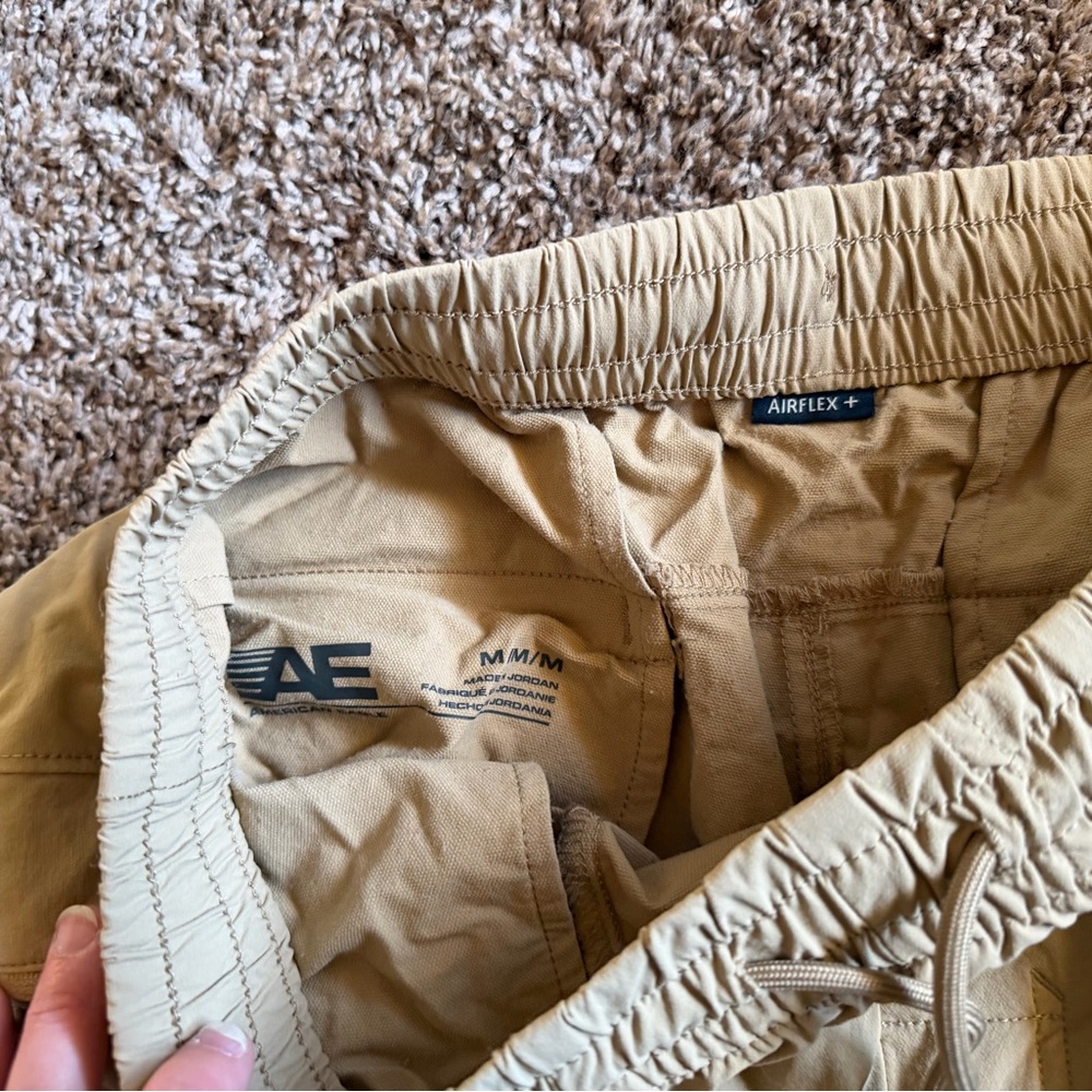 American Eagle Outfitters Tan Nylon Joggers - Picture 2 of 2